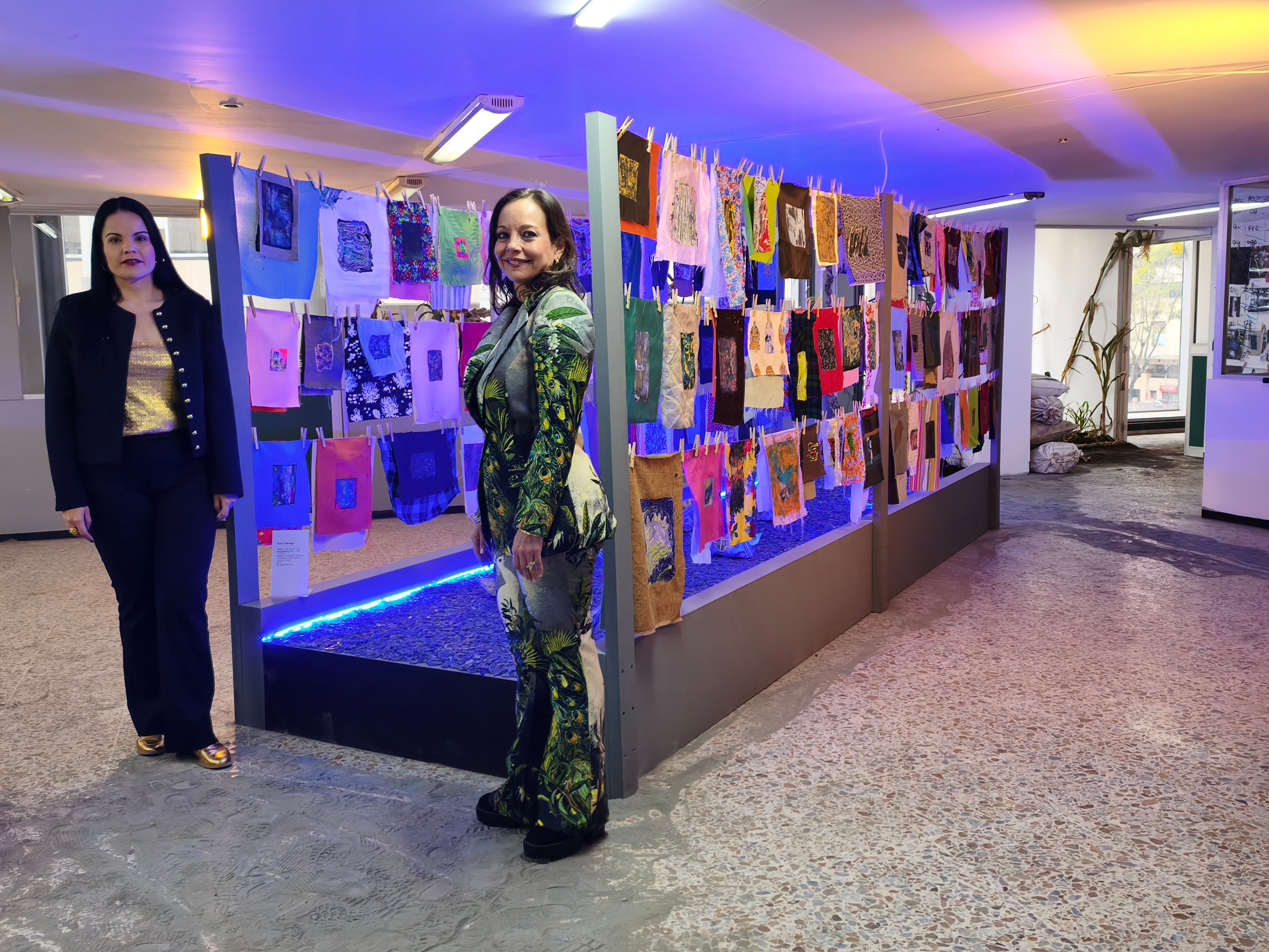 Con la artista panameña Fany Fábrega en UN FAIR TEQUENDAMA 2026