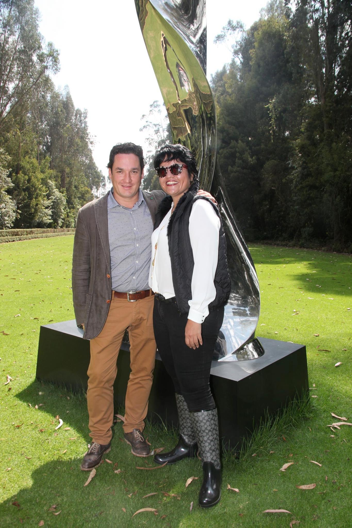 Con Gustavo Vélez en La Conchita, 2015