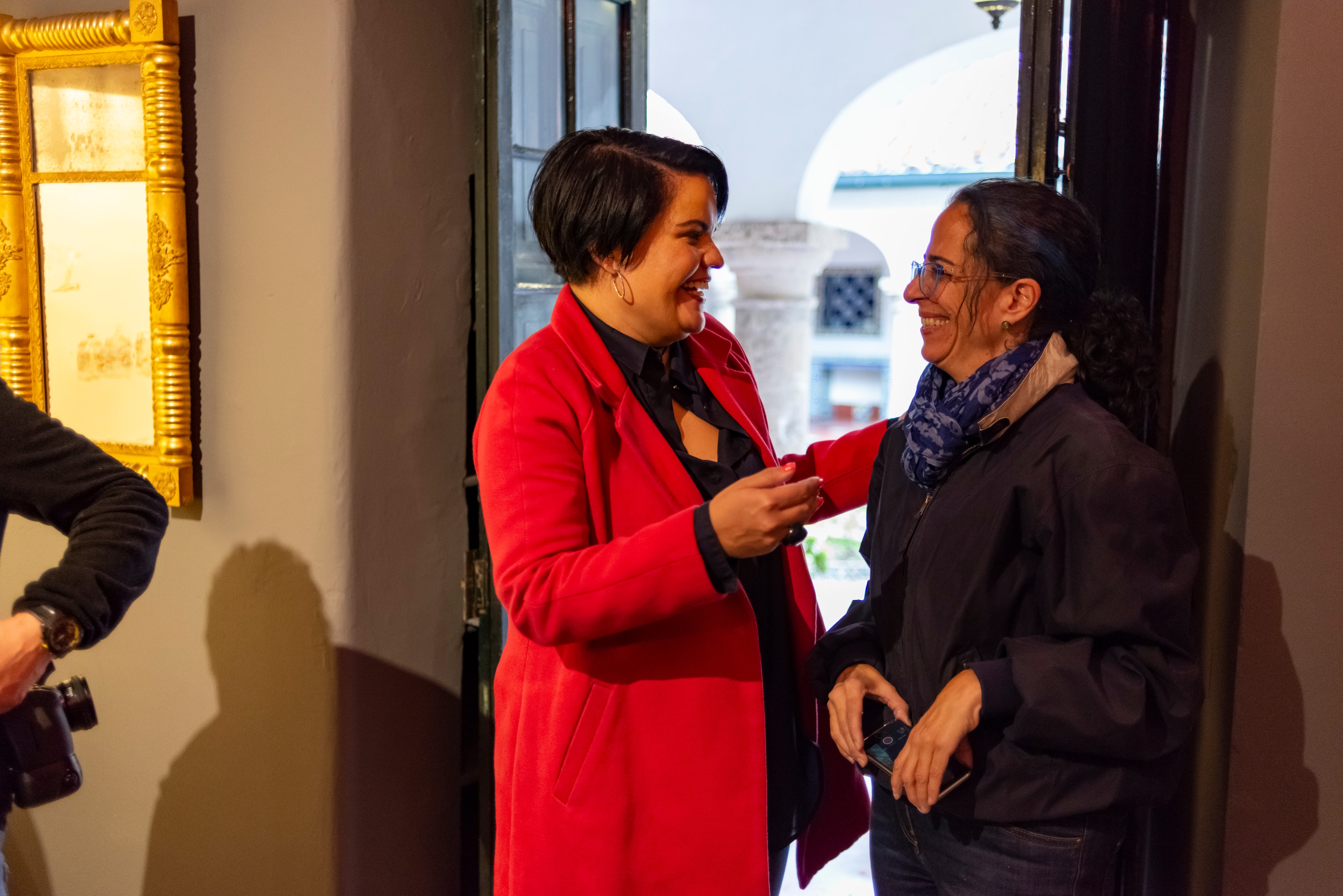 Con Patricia Glauser, exposición Alta Estética Museo del Chicó, Bogotá, 2018