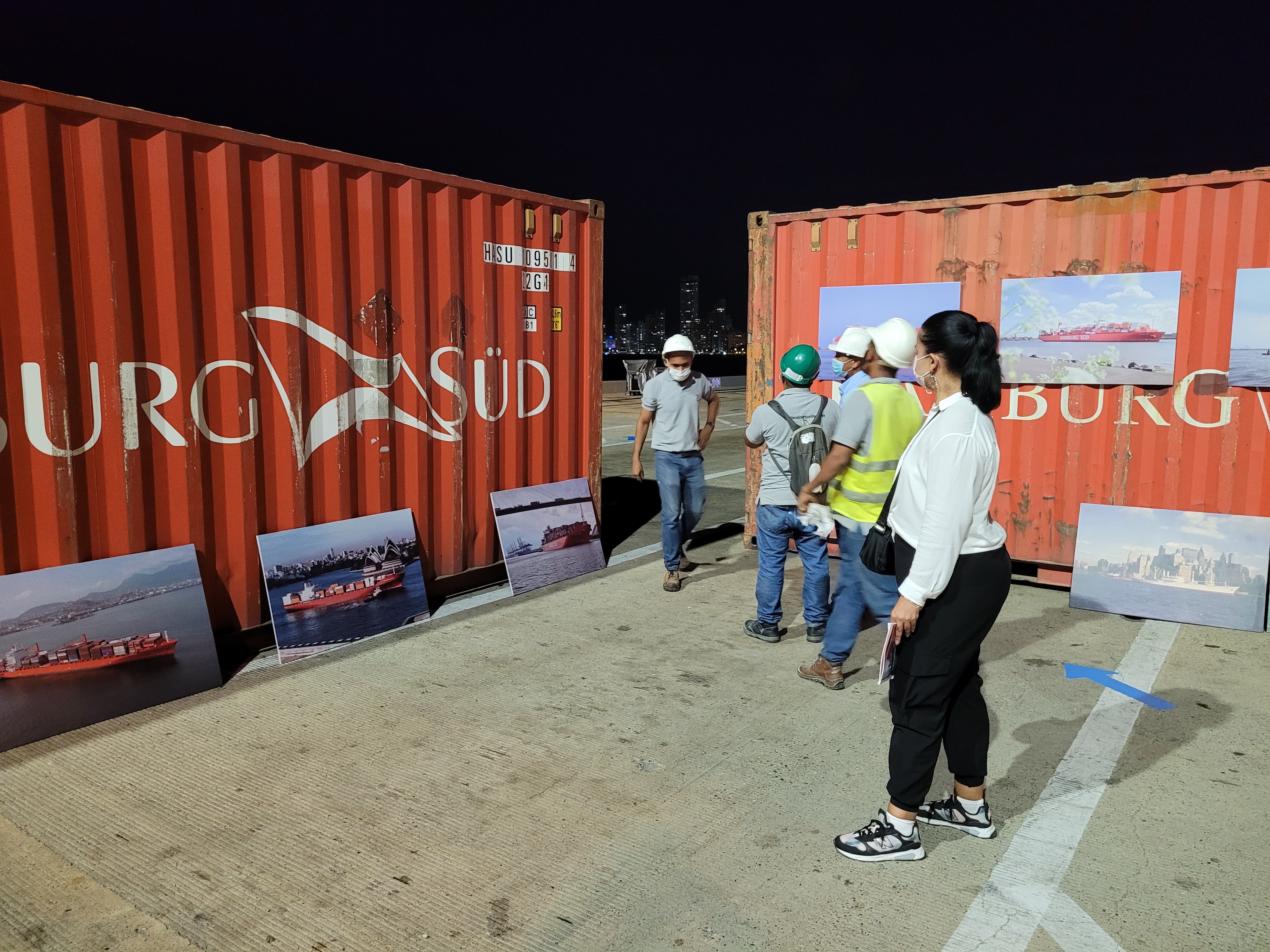 Exposición en el Muelle Nueve del Puerto de Cartagena