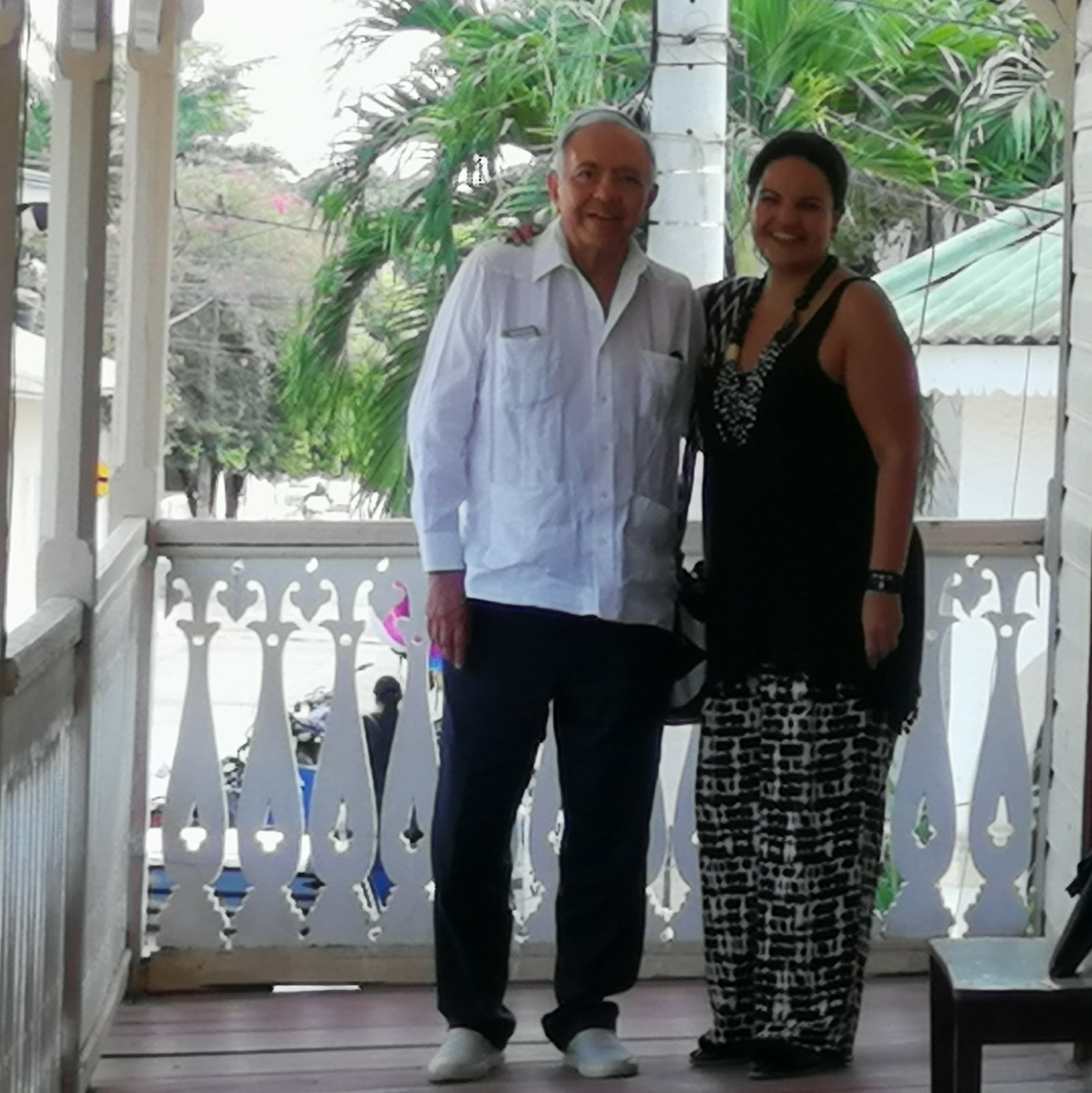 Con Carlos Martínez Simahán