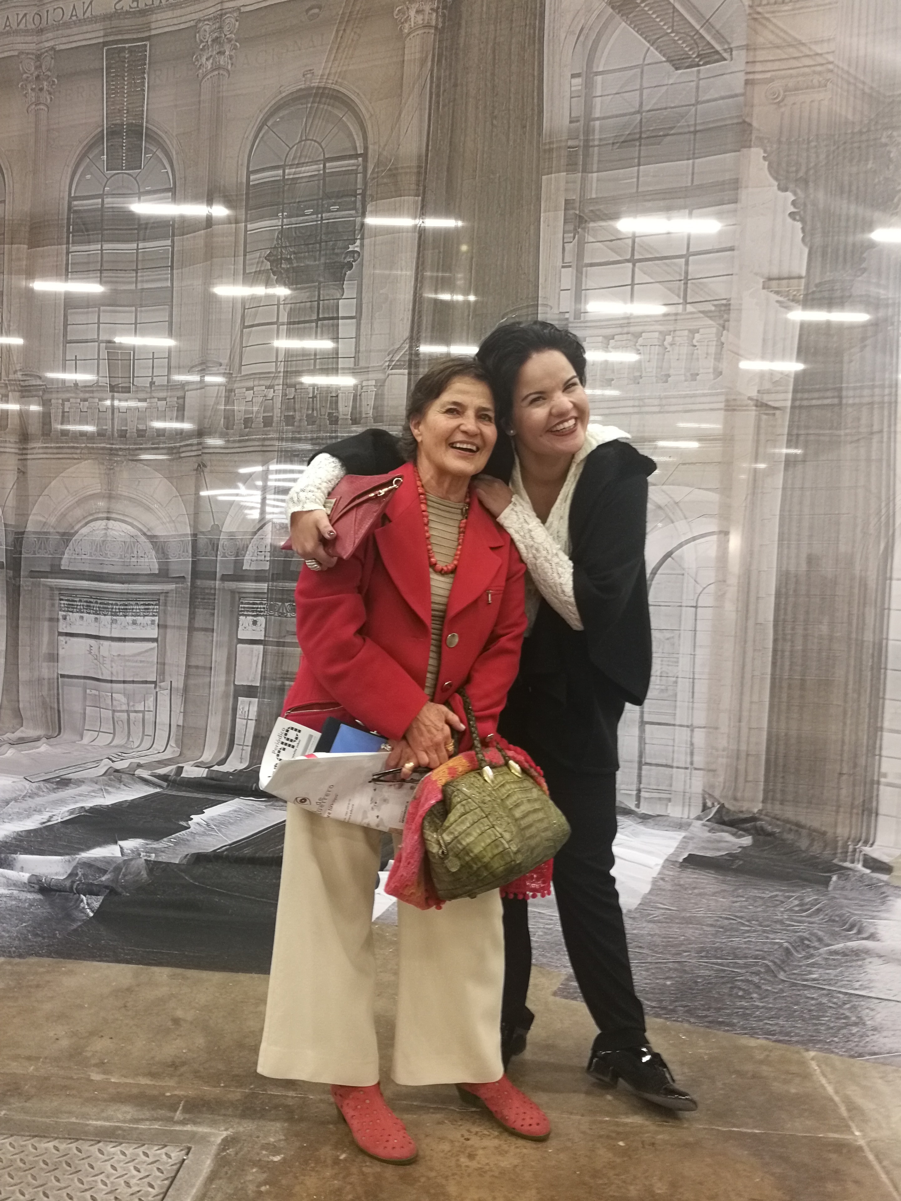 Con María Teresa Guerrero